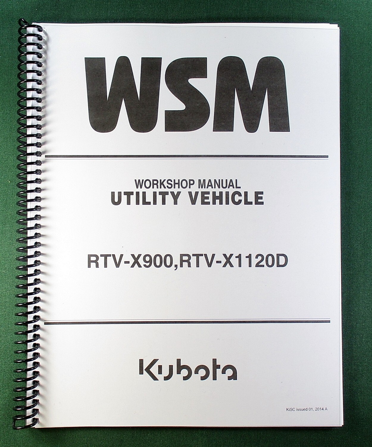 Kubota RTV-X1120D Workshop Manual: Full Color 480 Pages & Protective Covers!