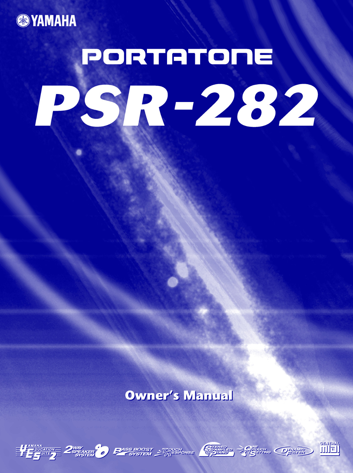 Yamaha PSR-282 Instruction Manual: 92 Pages & Protective Covers!