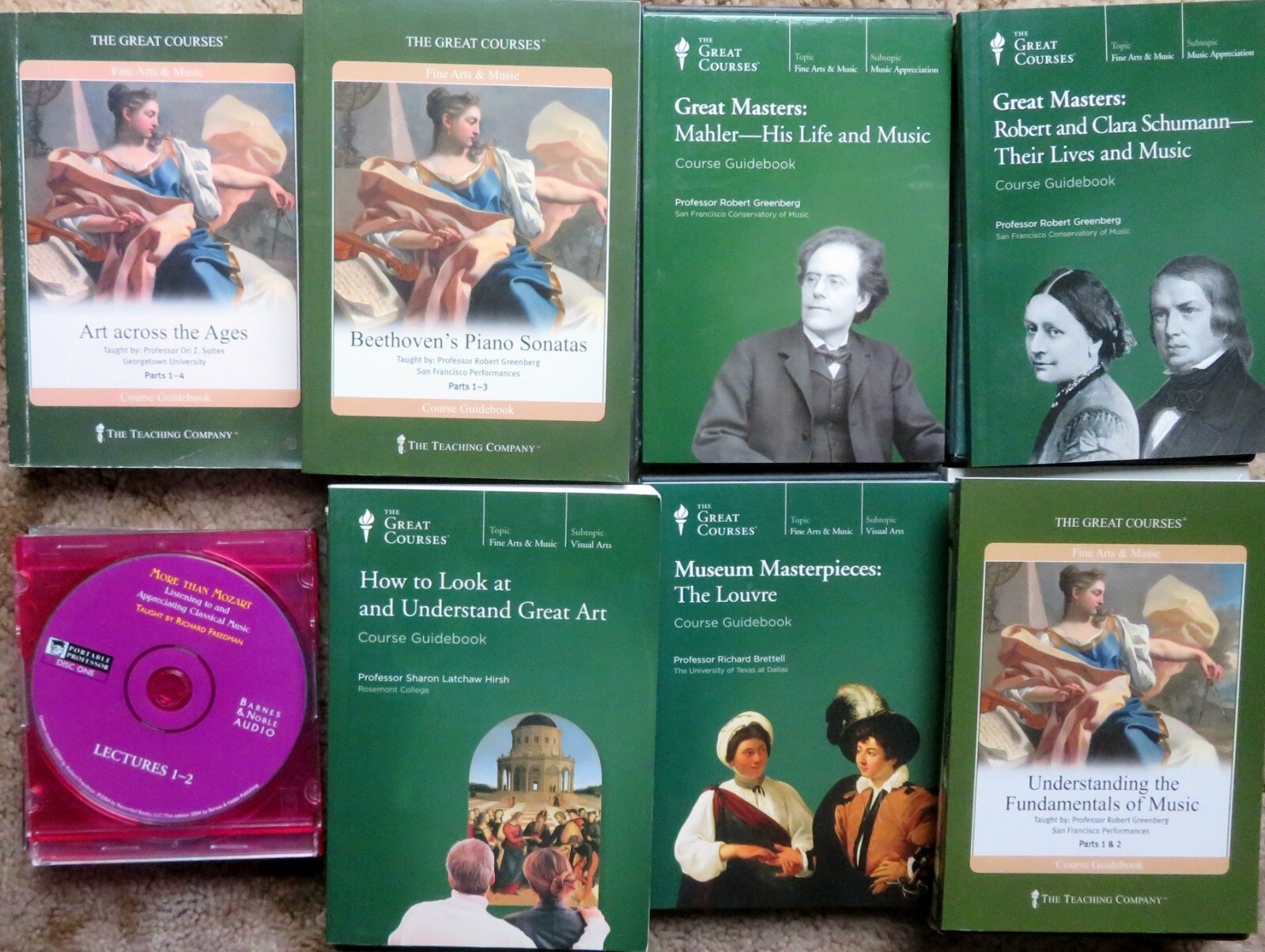 MUSIC / ART – Great Courses – Eight (8) Courses