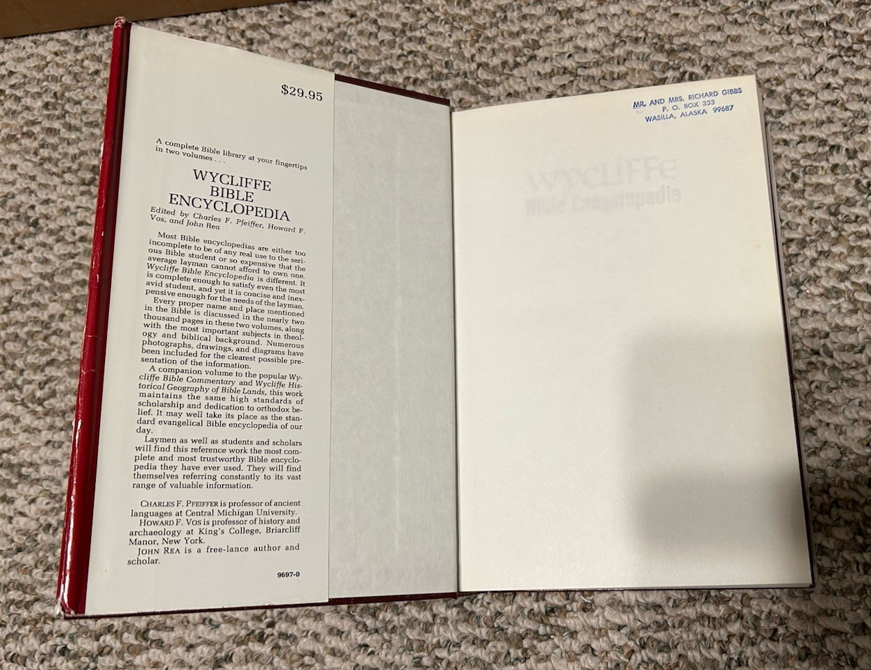 The Wycliffe Bible Encyclopedia Vol 1 & 2 – Hardcover 1976