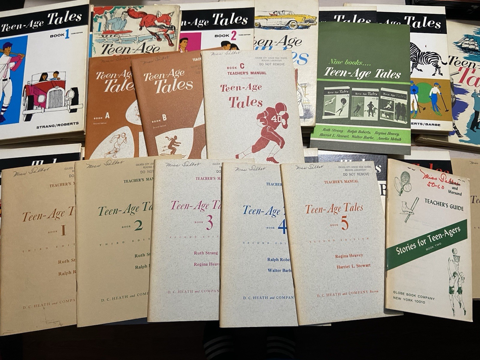 Vintage 1960’s Teen-Age Tales Learning Books W/ Teachers Manuals – Homeschool