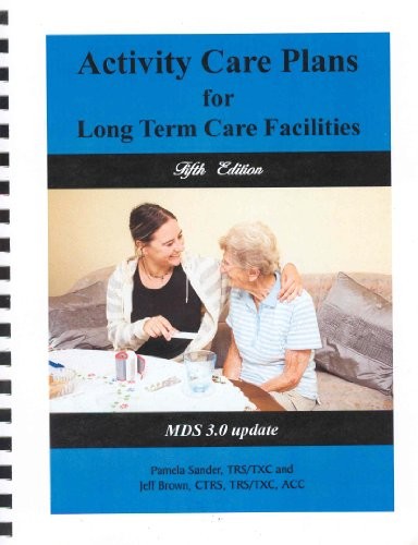ACTIVITY CARE PLANS FOR LONG TERM CARE FACILITIES NO. 106 By Pamela Sander *VG+*