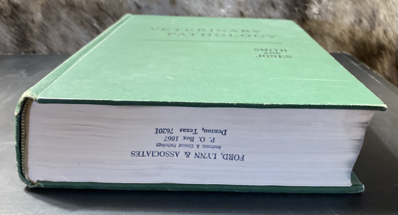Veterinary Pathology Smith and Jones 3rd Edition 1966 Ex Libris