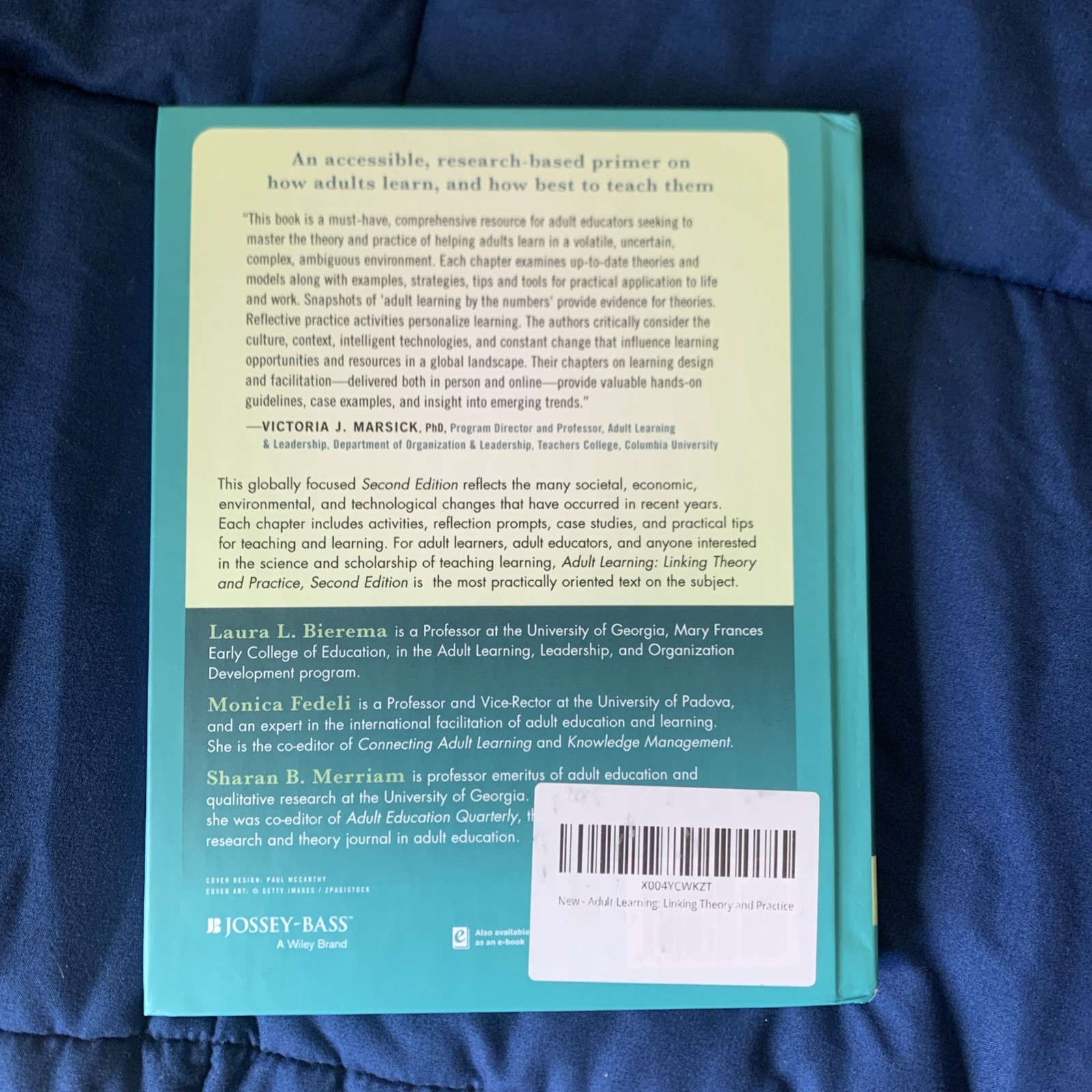 Adult Learning : Linking Theory and Practice, Hardcover Second (2nd) Edition New