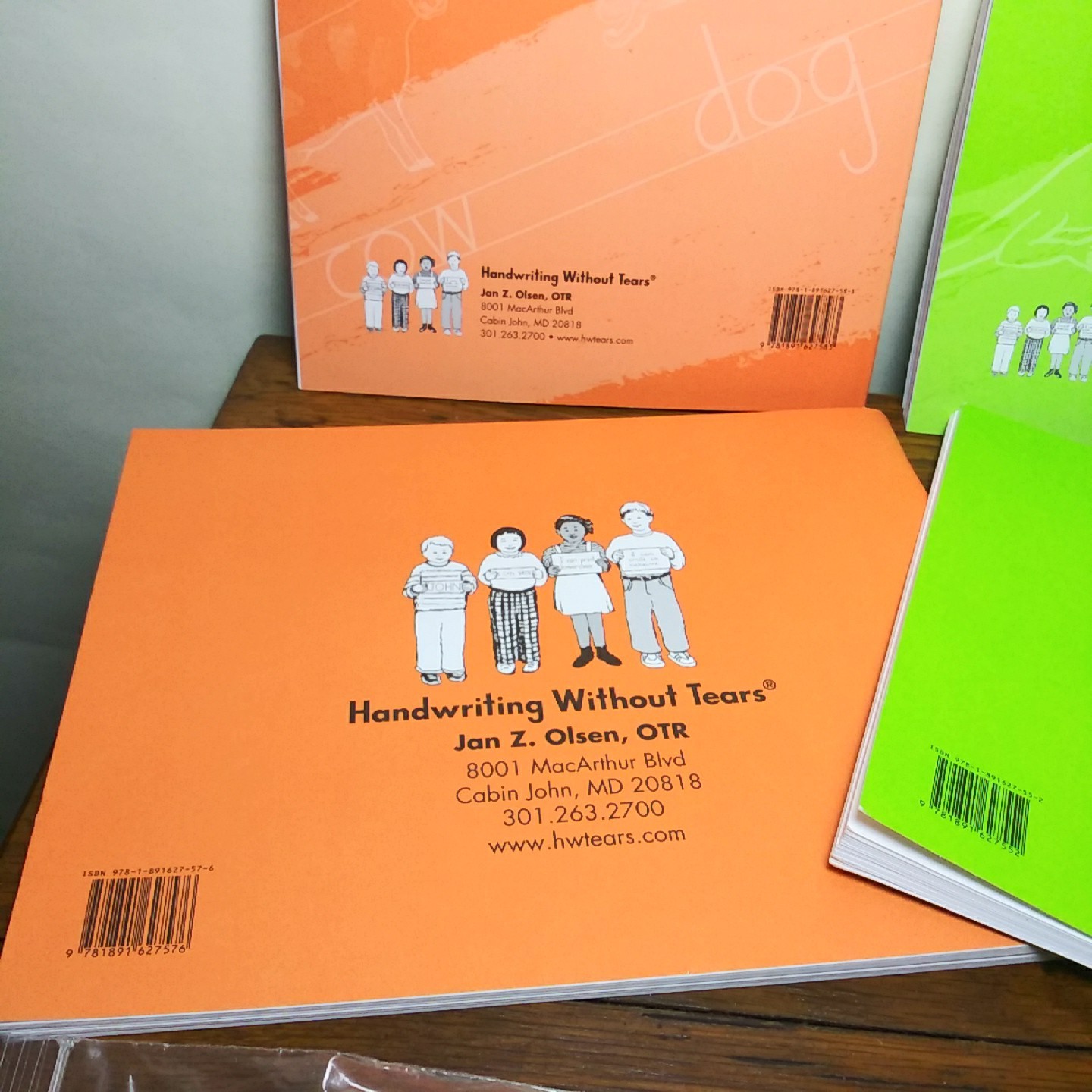Handwriting Without Tears 4 Books Teacher Student Workbooks Math Foam Fractions