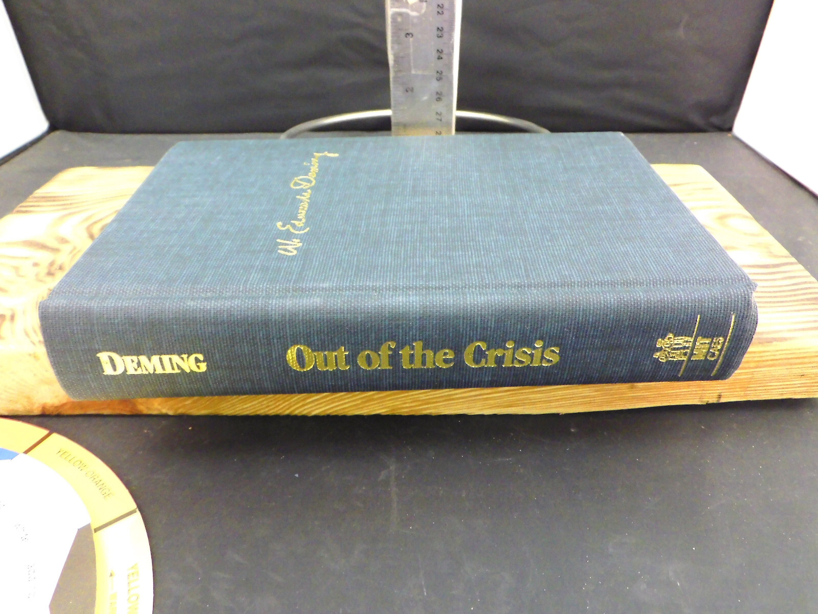 OUT OF THE CRISIS by W. Edwards Deming AUG 1992 Hard Cover no Dust Jacket MIT
