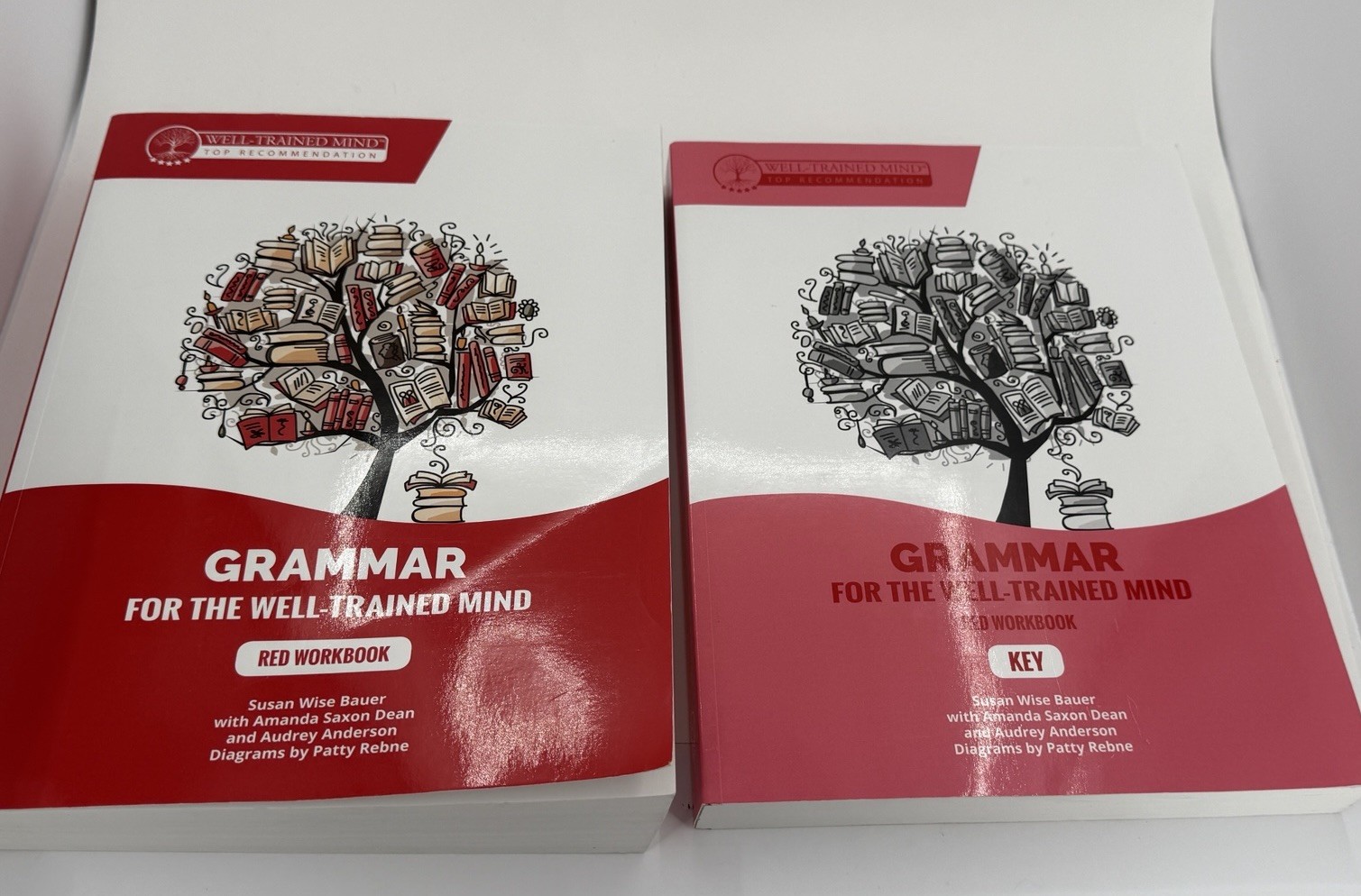 Homeschool Grammar Well-Trained Mind Red Workbook & Key Set New Susan Wise Bauer