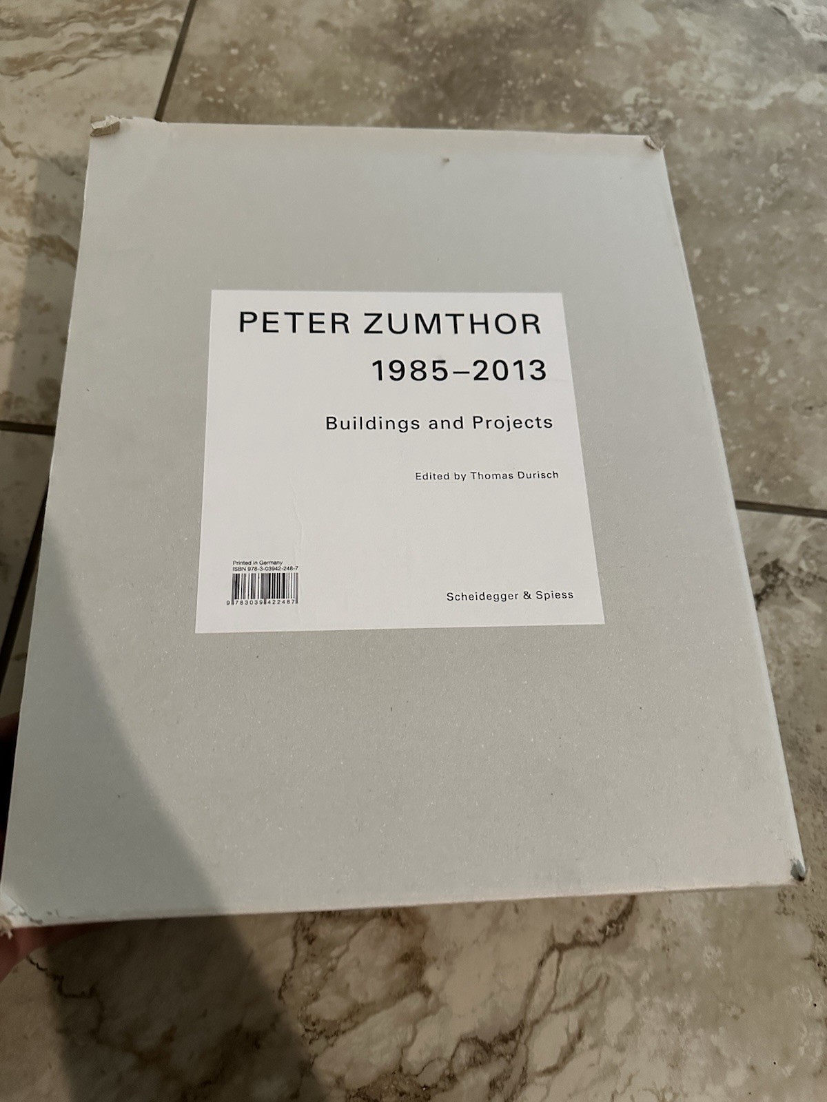 5 Books Peter Zumthor 1985-2013 Buildings And Projects Thomas Durisch *see Note