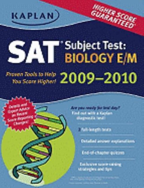 Biology E/M 2009-2010 Paperback Kaplan Publishing Staff