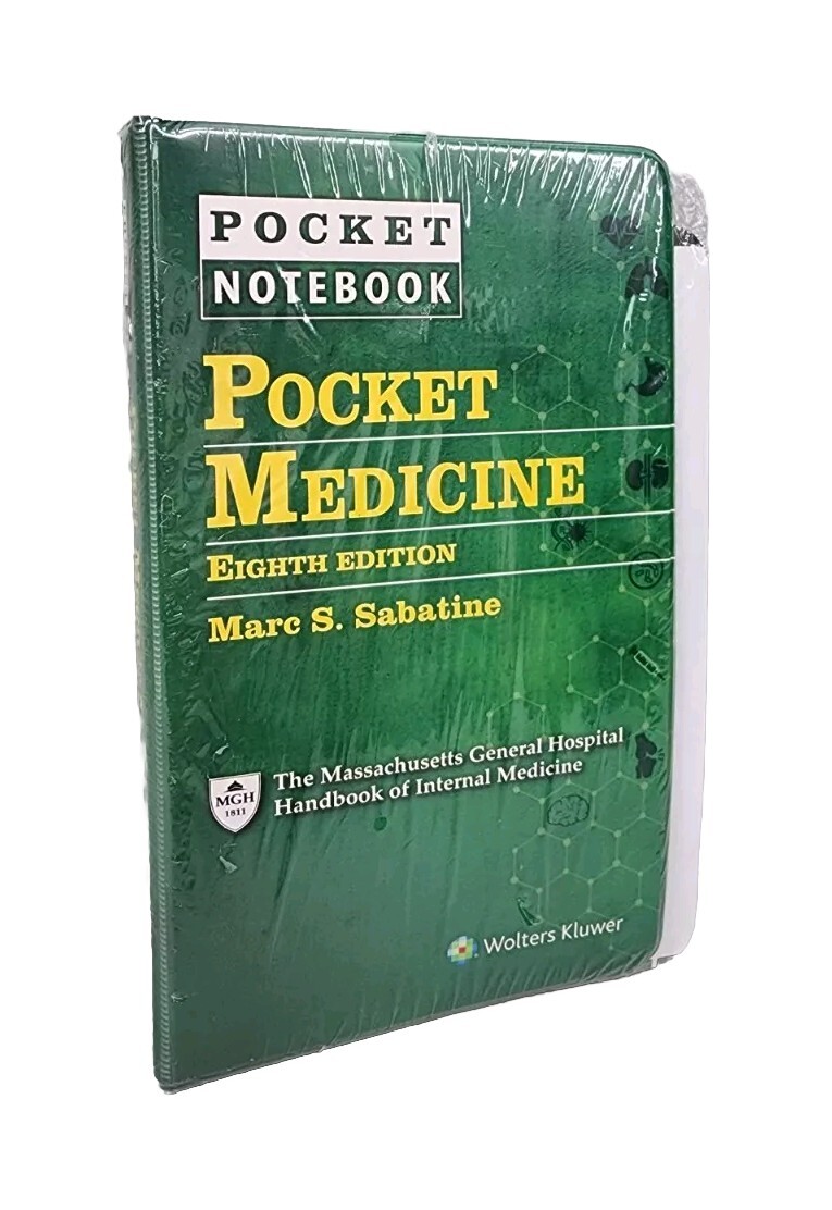 Pocket Notebook Series RingBound 8th Edition Pocket Medicine By Marc S. Sabatine