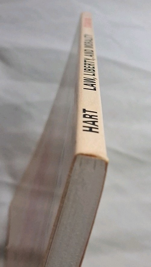 Law, Liberty and Morality Paperback H. L. A. Hart Stanford University Press 1973