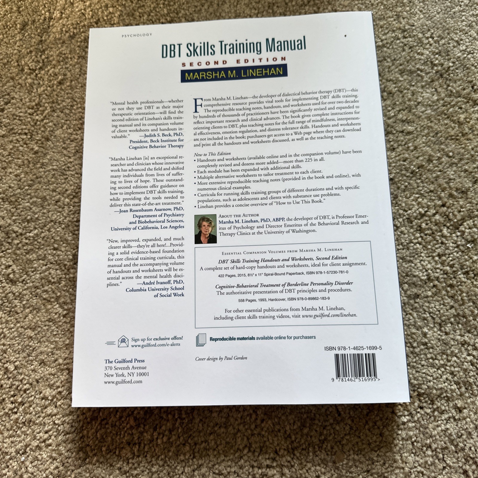 DBT Skills Training Manual, Second Edition by Marsha M. Linehan