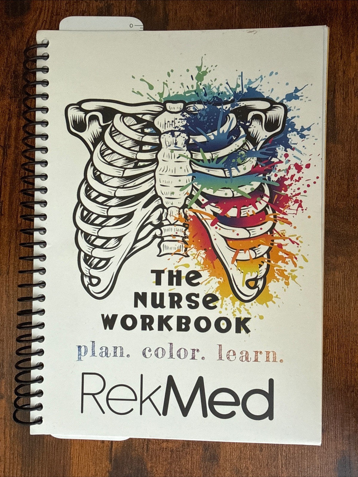 RekMed’s workbook for nurses, containing over 270 pages of educational content