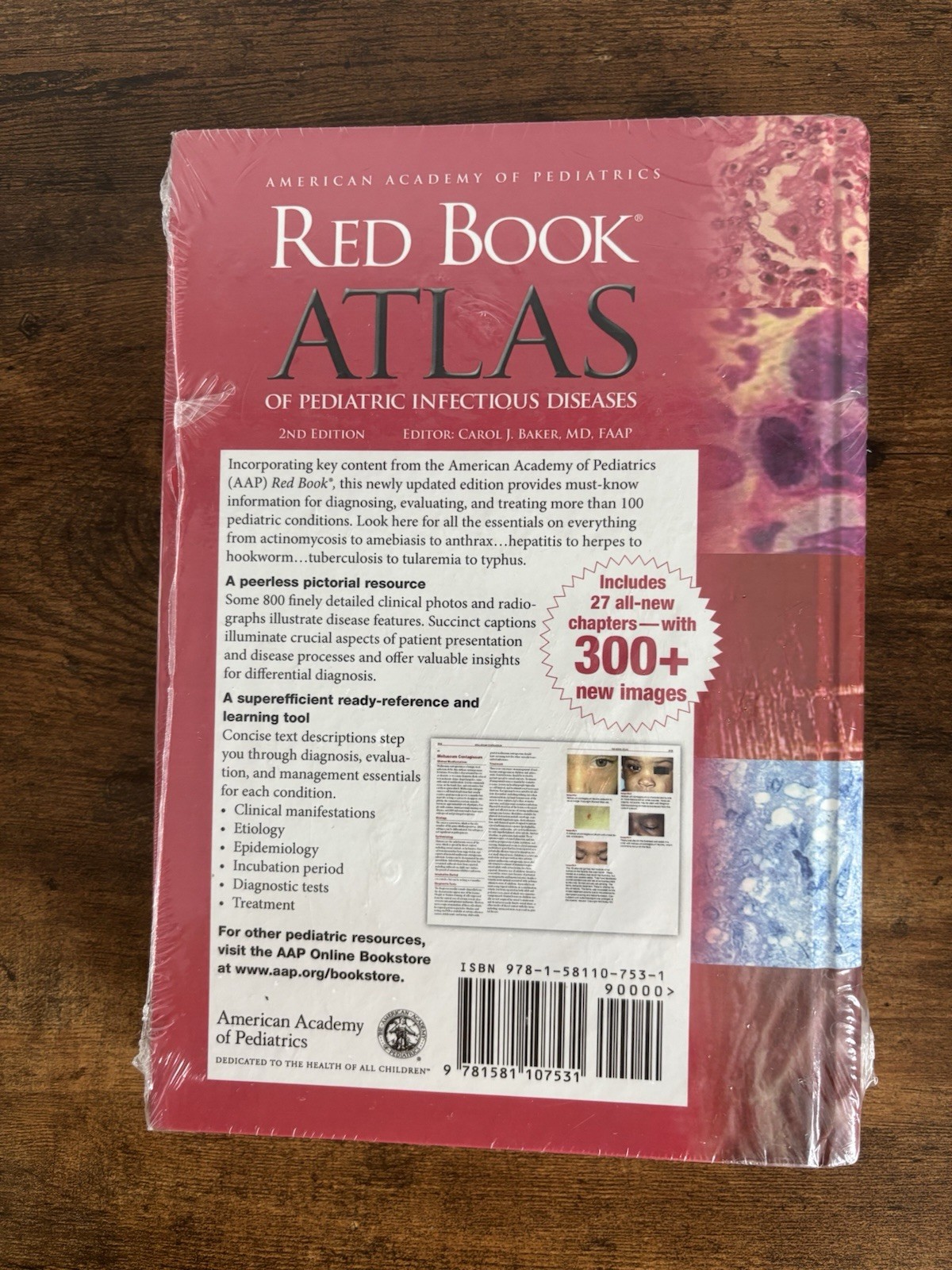 RED BOOK ATLAS OF PEDIATRIC INFECTIOUS DISEASES By American Academy 2 Ed.