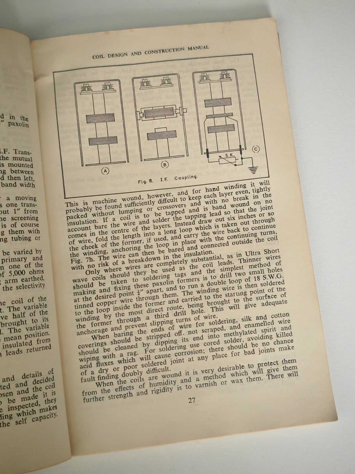 Vintage Coil Design and Construction Manual No.160 Bernards Radio Book 1960 Elec
