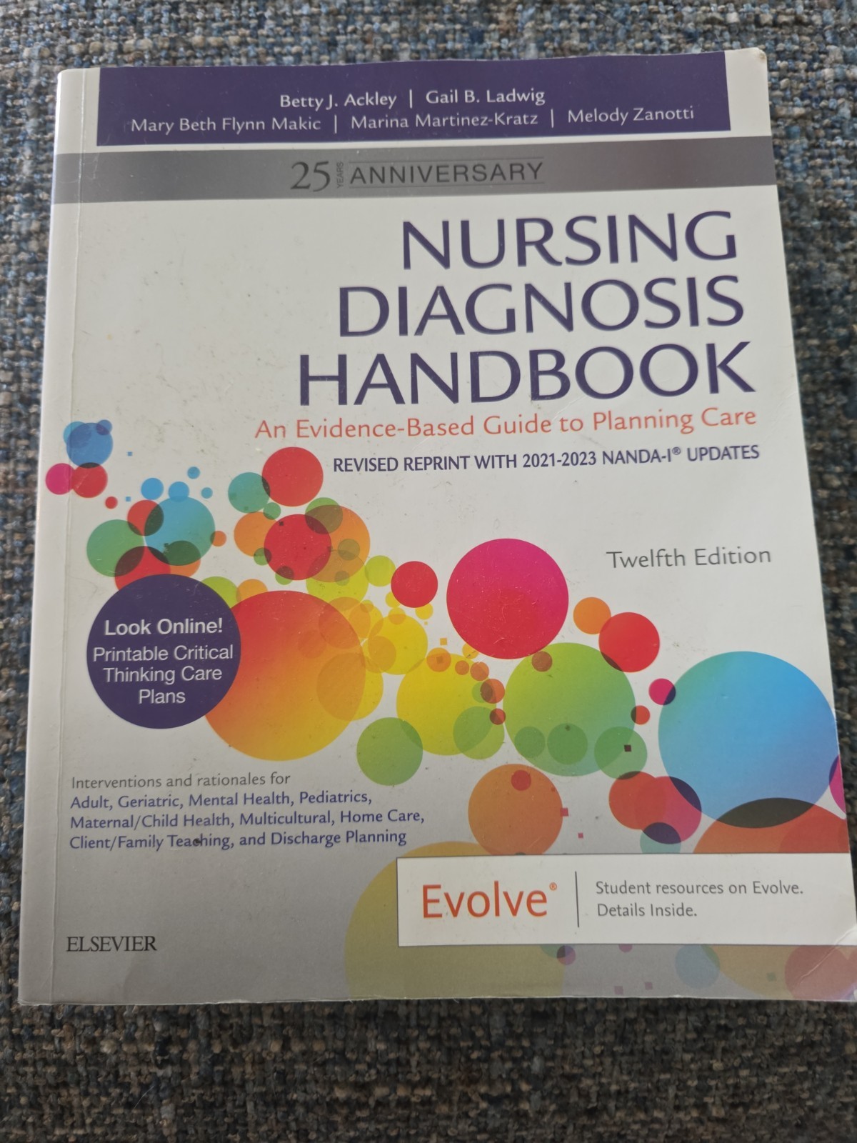 Nursing Diagnosis Handbook, 12th Edition Revised Reprint with 2021-2023 NANDA-I®