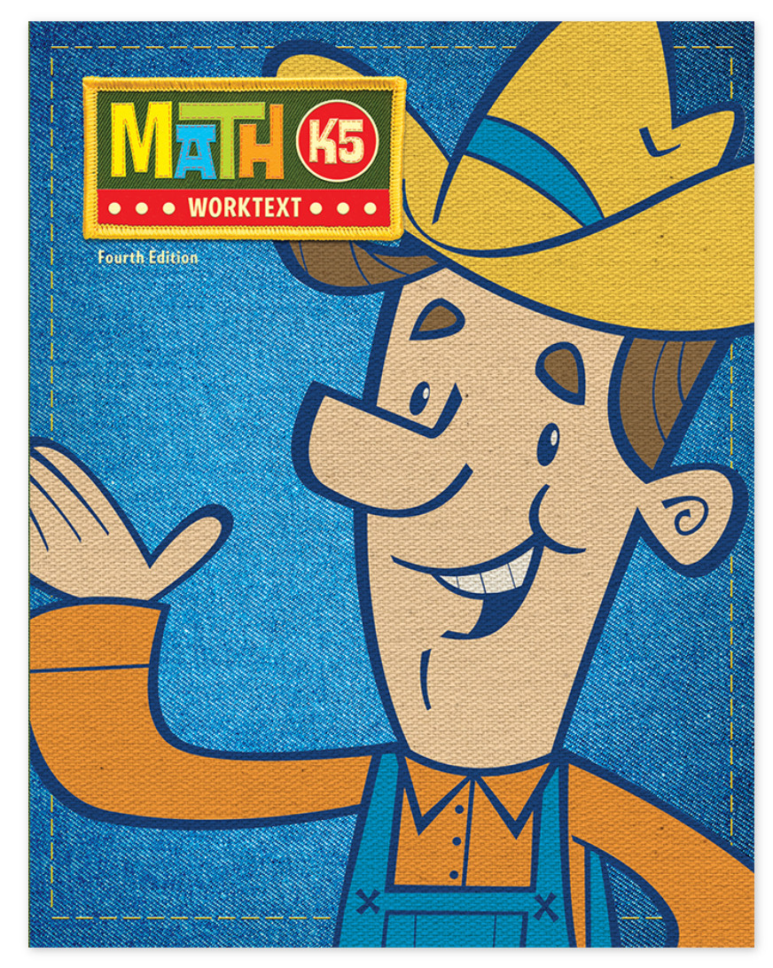 NEW BJU Press K5 MATH Complete Subject Kit 4thEd TE Worktext Manipulatives +CD