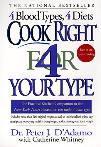 Cook Right 4 Your Type by Peter D’Adamo