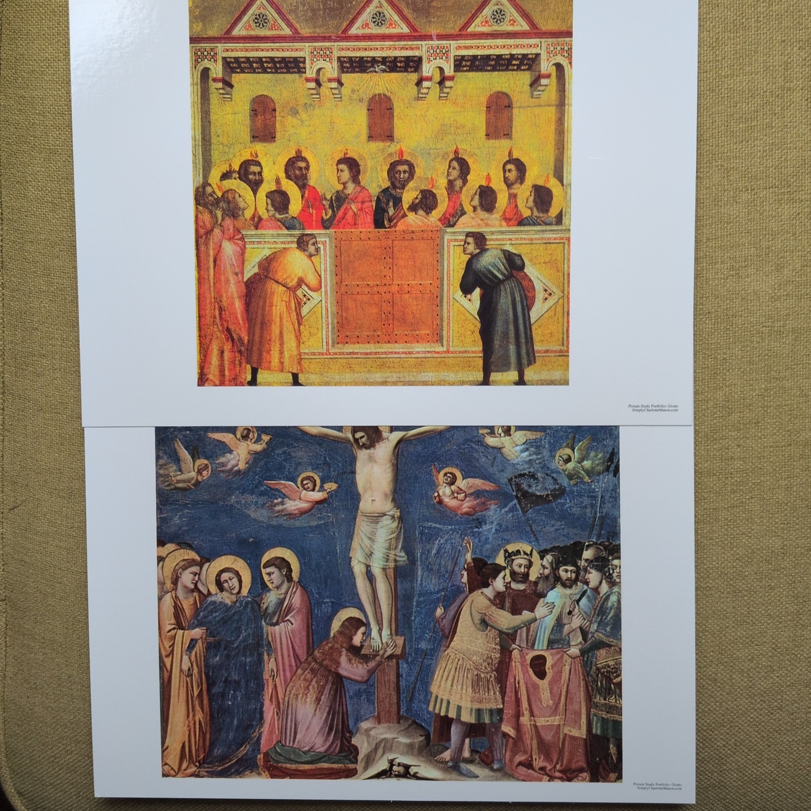 Simply Charlotte Mason Picture Study Portfolios: Giotto COMPLETE Homeschool EXC