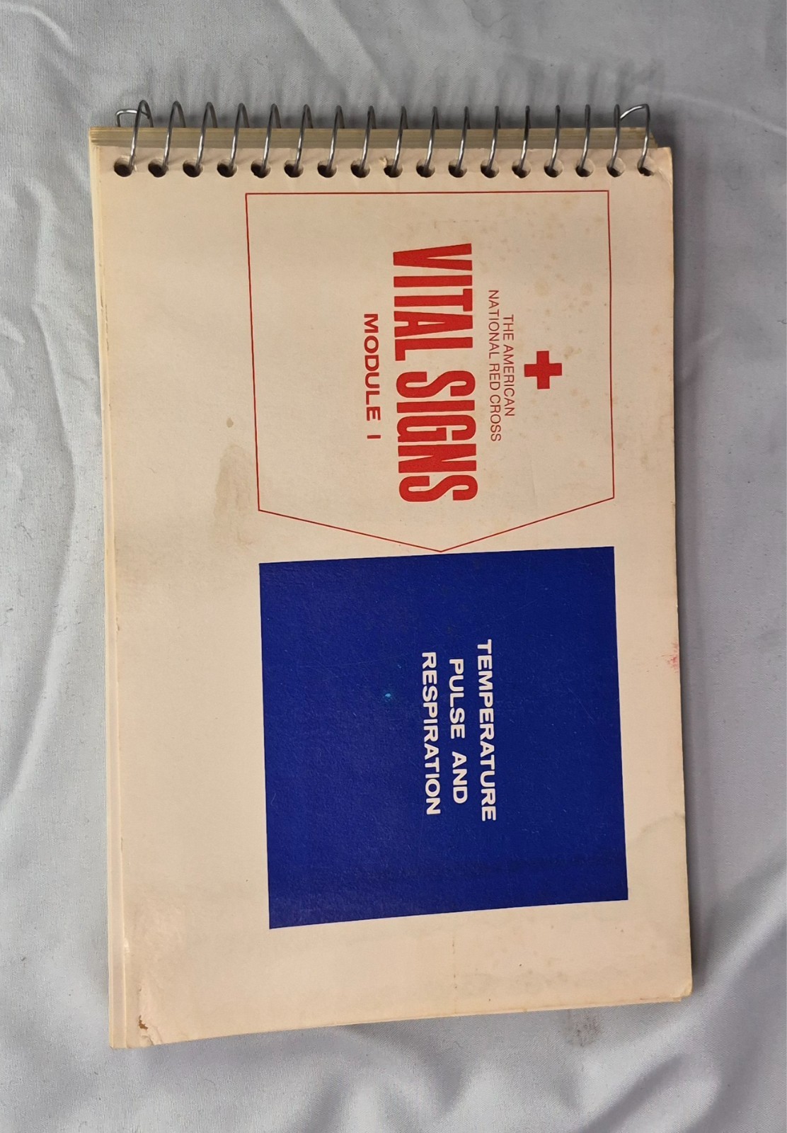 Vintage 1976 American Red Cross Vital Signs Module 1 Temperature Pulse Manual