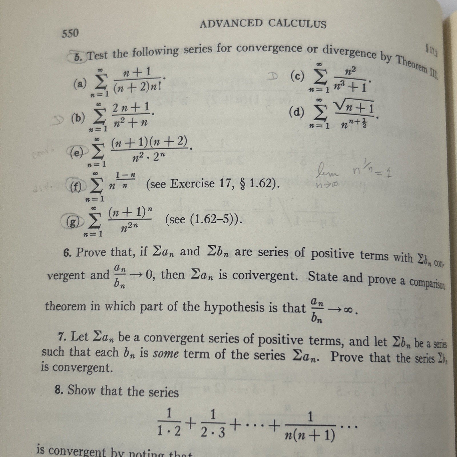 Advanced Calculus Angus E Taylor, 1955 Ginn and Co, Vintage Hardcover Textbook