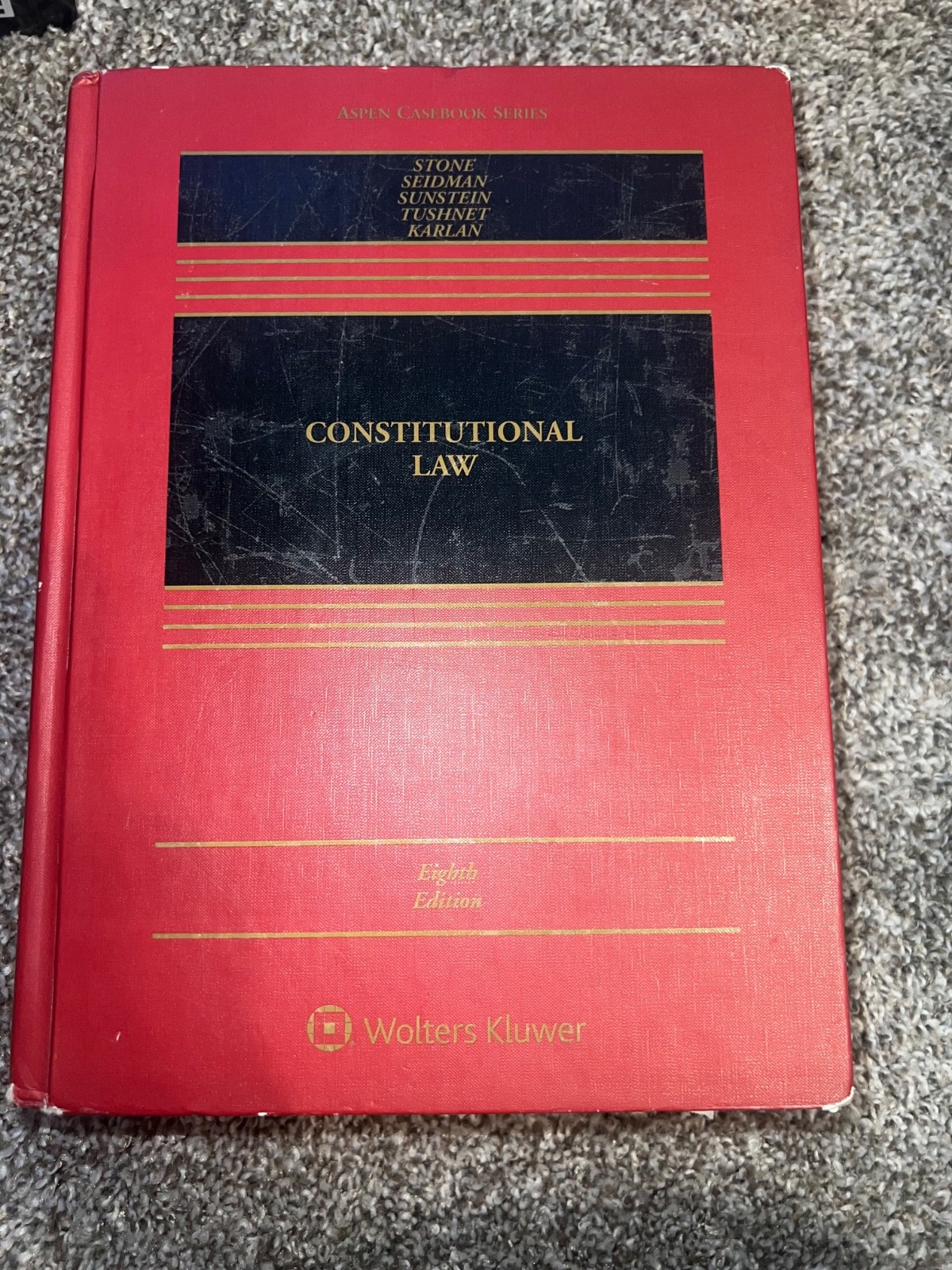 Aspen Casebook Ser.: Constitutional Law by Cass R. Sunstein, Pamela S….