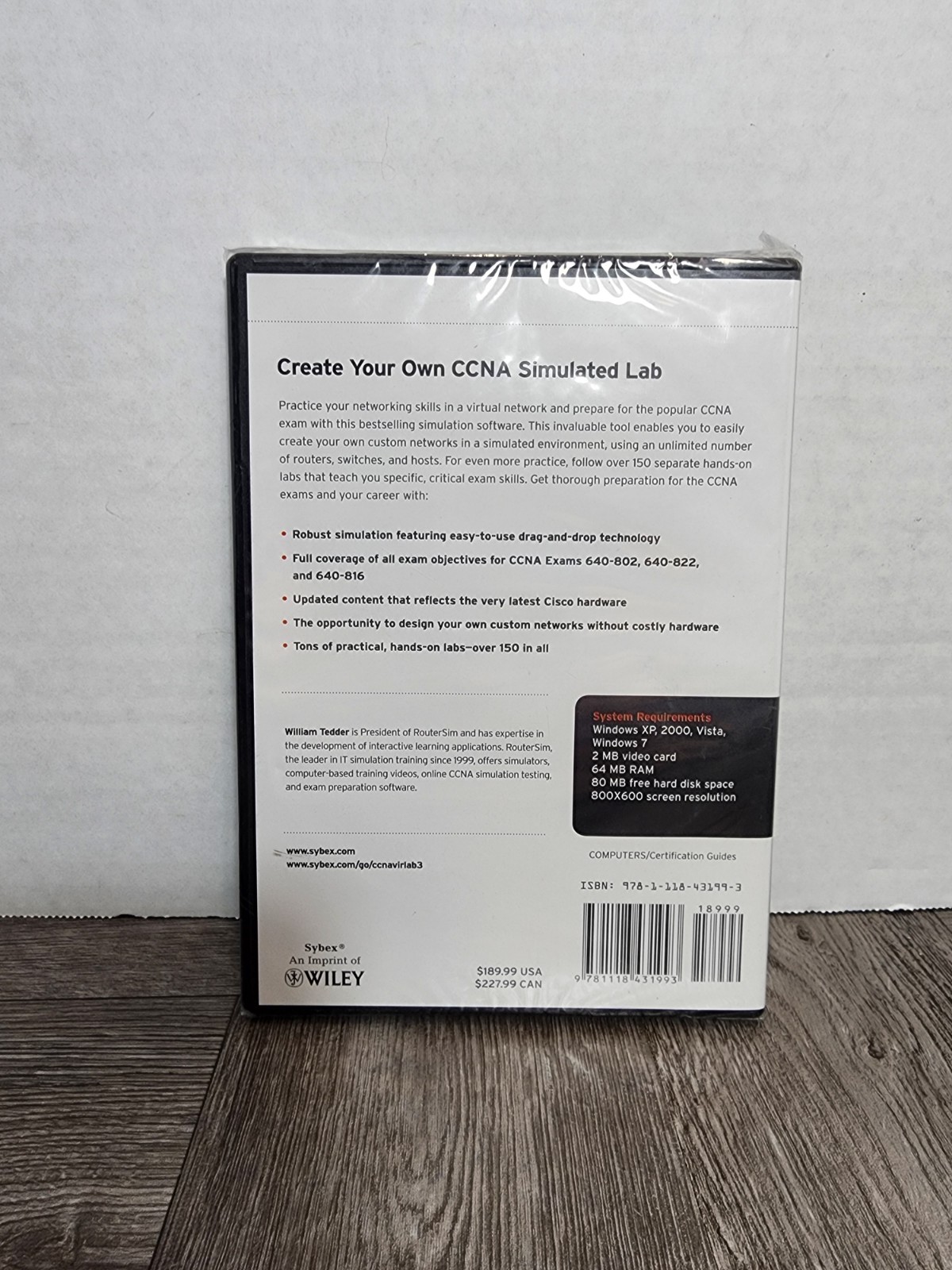 CCNA Virtual Lab, Titanium Edition 3. 0 by William Tedder (2012, Digital, Other)