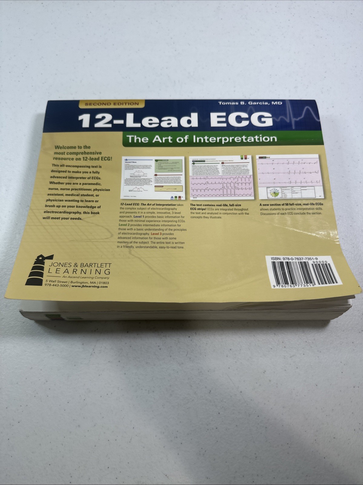 12-Lead ECG The Art Of Interpretation 2nd Edition Tomas B Garcia 2015 Paperback
