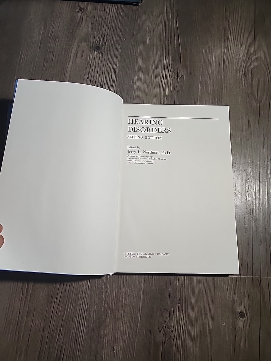 Hearing Disorders by Jerry L. Northern (1984, Hardcover)