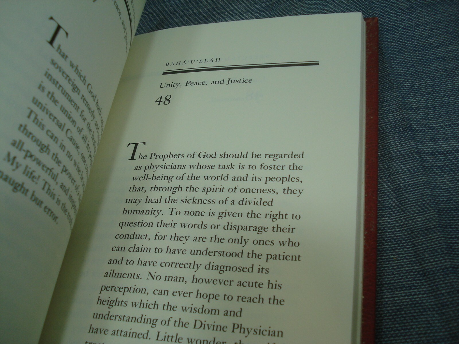 BAHA’U’LLAH Selected Writings of Baha’u’llah 1979 Very Nice 128 Pages LQQK!