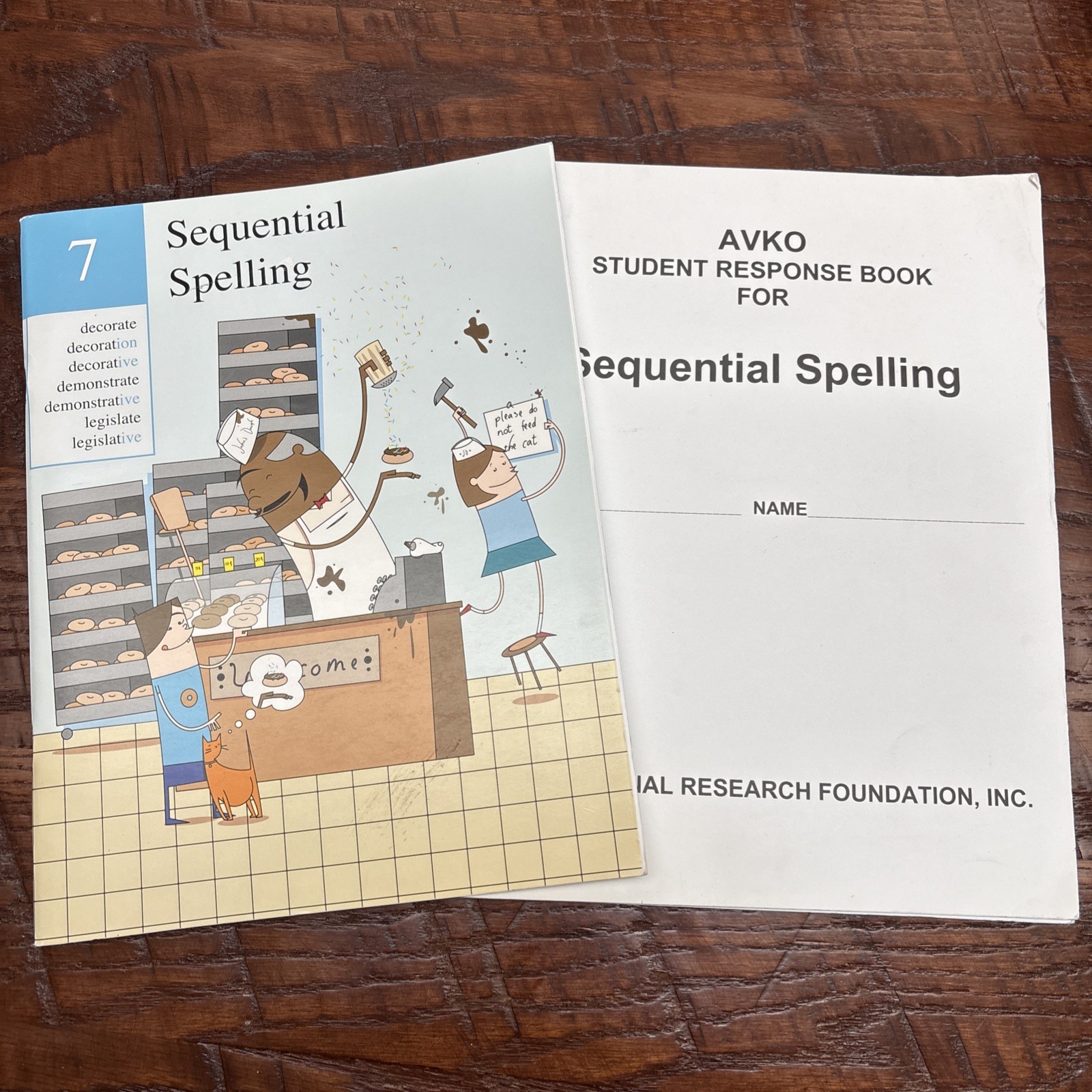 Sequential Spelling 7 for Home Study Learning by Don McCabe w student book