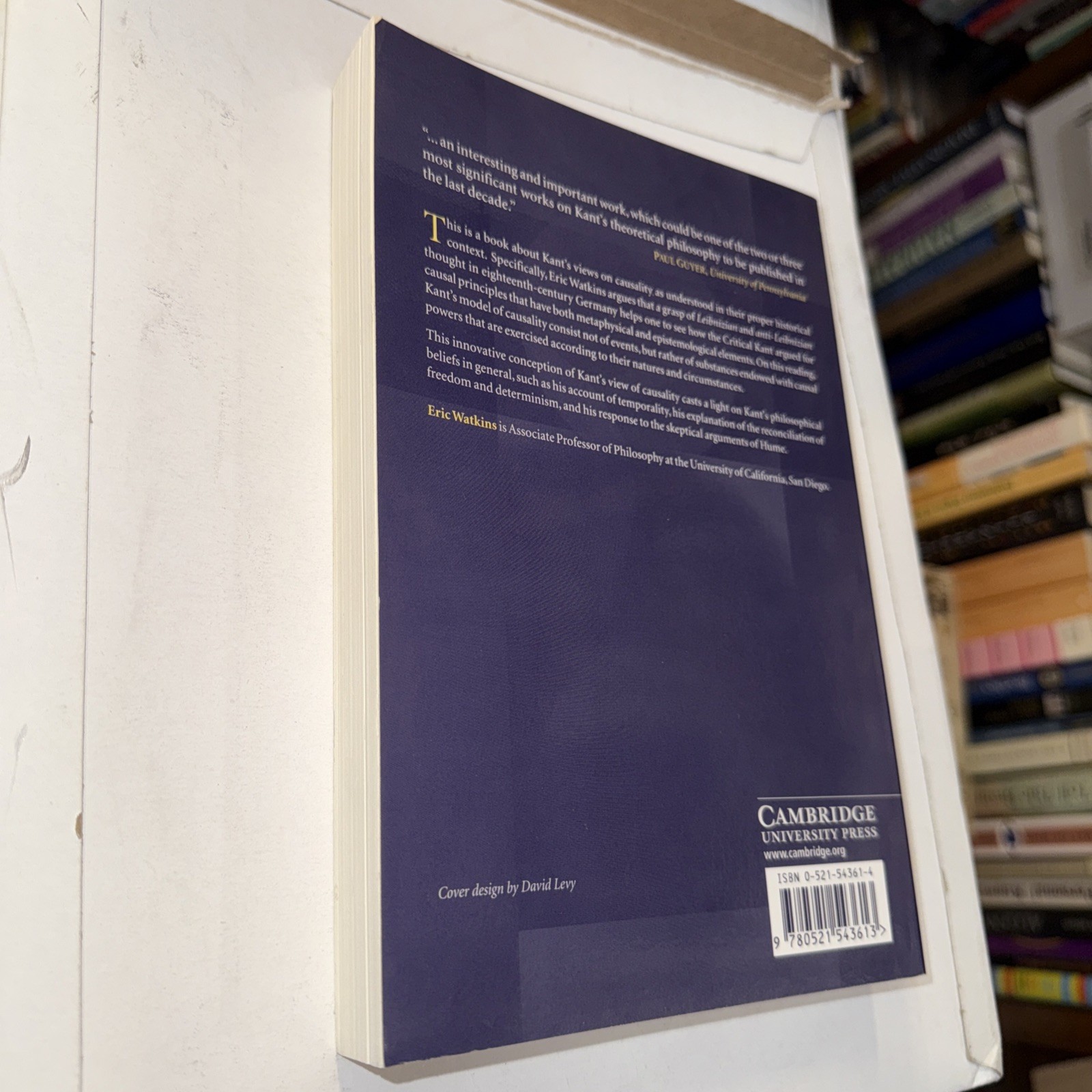 Kant and the Metaphysics of Causality by Eric Watkins (2004, Trade Paperback)