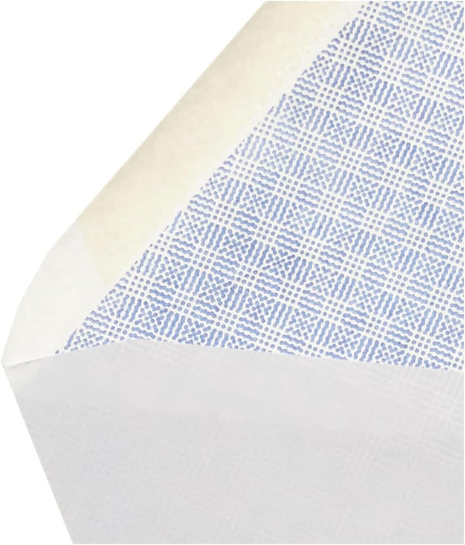 #10 Security Tinted Business Gummed Envelopes, Moisture Sealed, 4-1/8 X 9-1/2 In