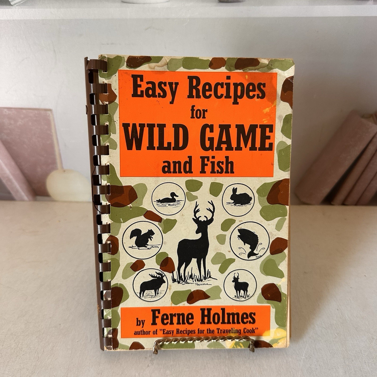 Easy Recipes for Wild Game Fish Cookbook – Plastic Comb By Ferne Holmes – GOOD