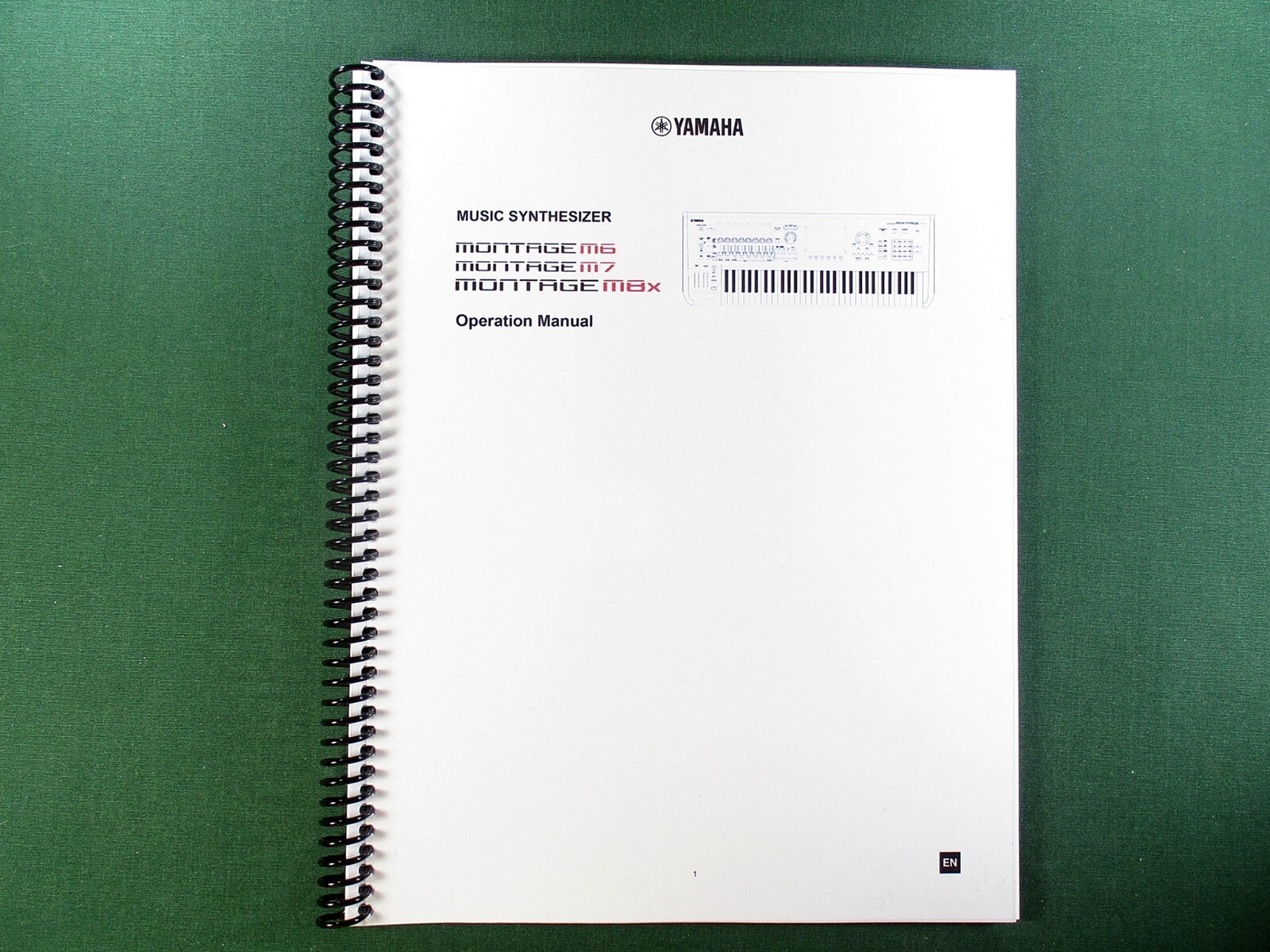 Yamaha Montage M6 M7 M8X Owner’s Manual: 590 Pages in Color & Protective Covers!