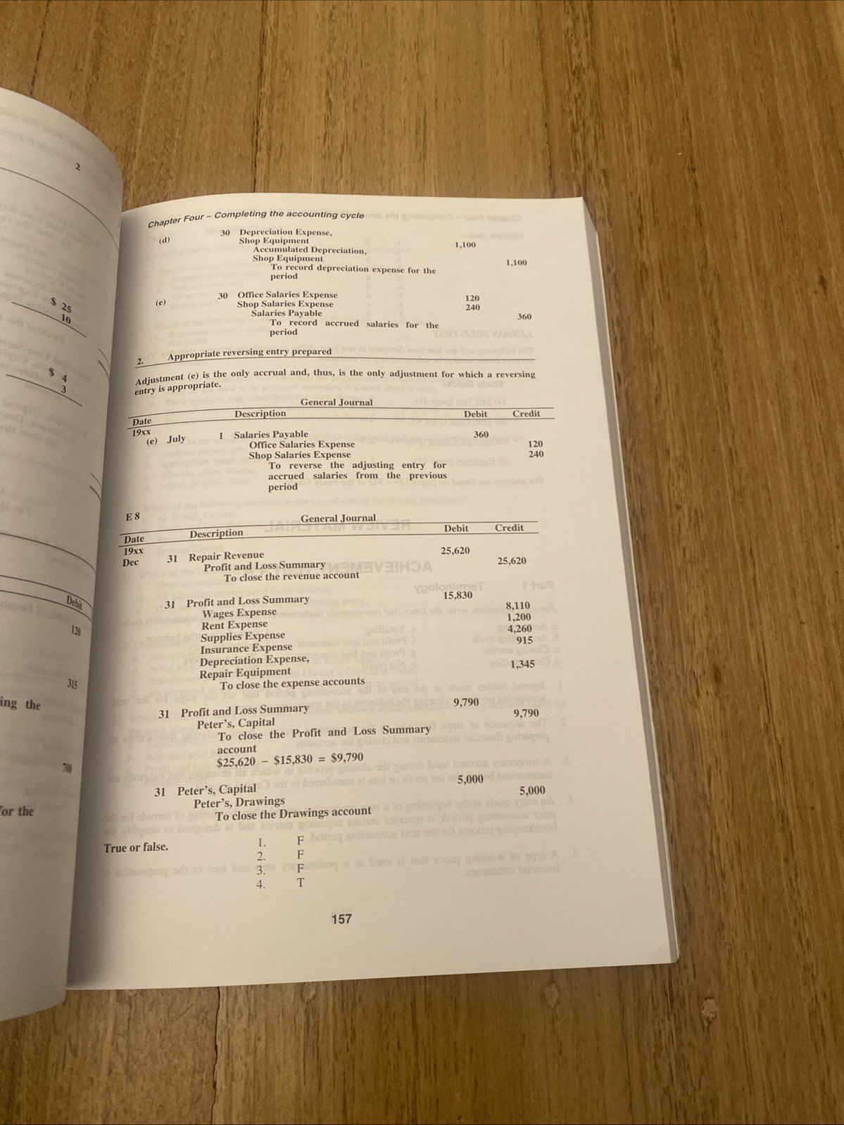Principles of Accounting Australasian Edition Study Notes by T. D. Wise #EB1058