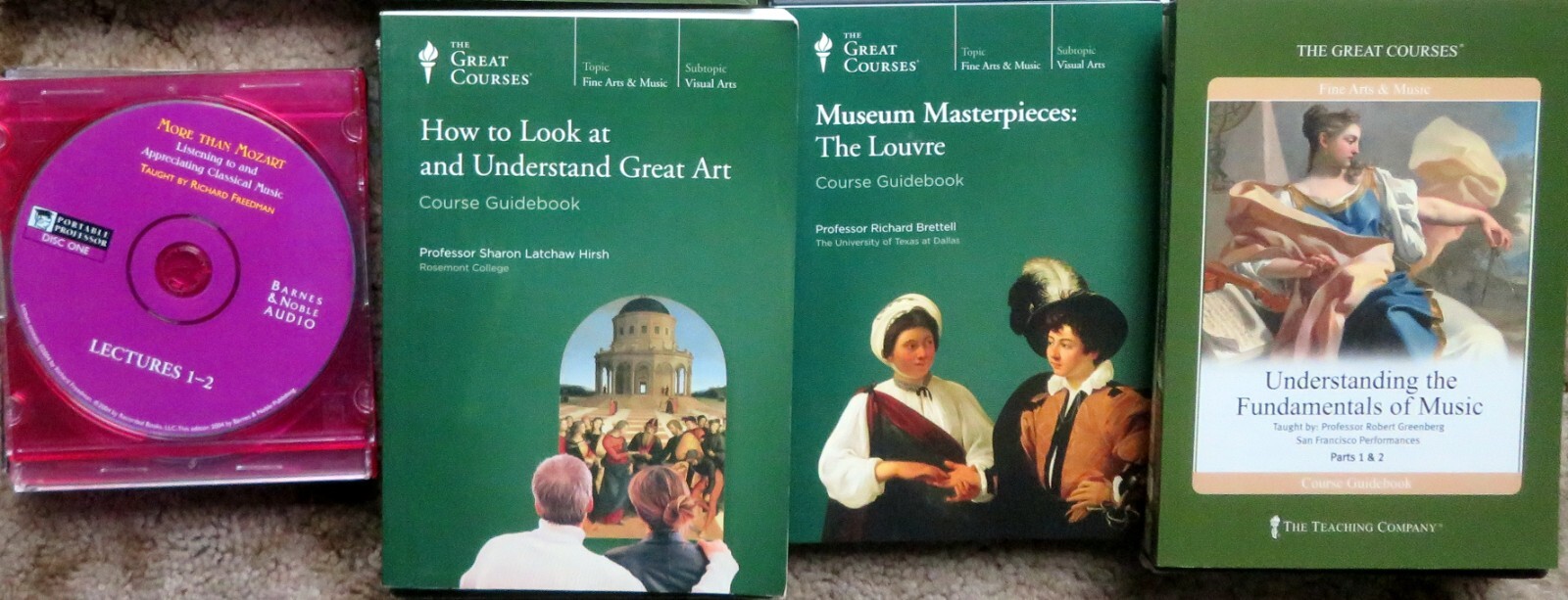 MUSIC / ART – Great Courses – Eight (8) Courses