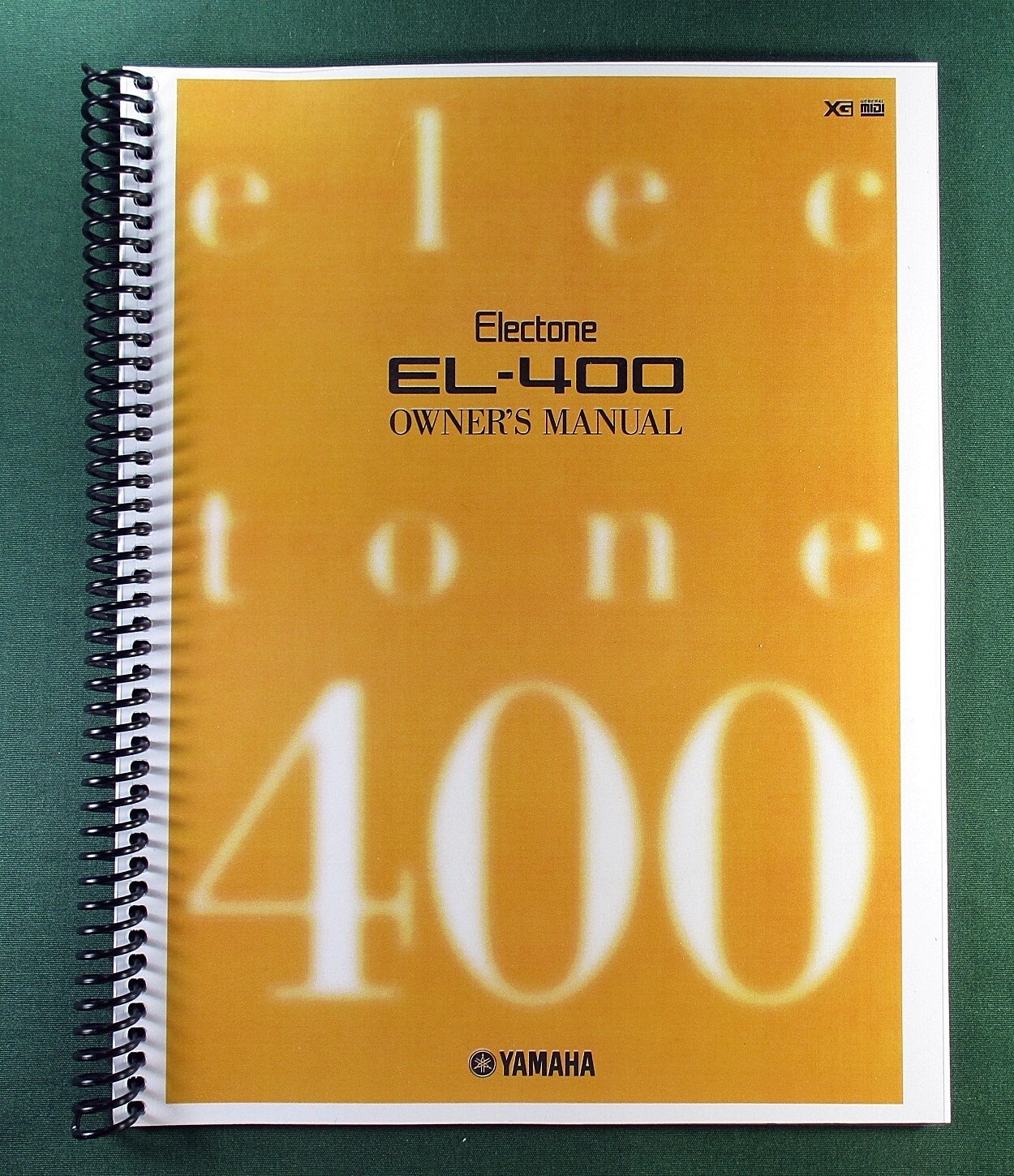 Yamaha EL-400 Instruction Manual: 136 Pages & Protective Covers!