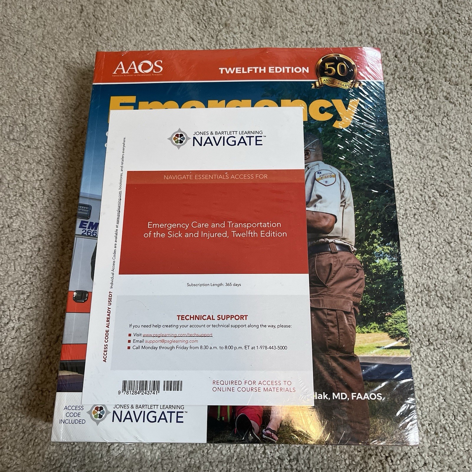 NEW AAOS Emergency Care And Transportation Of The Sick And Injured, 12th Edition