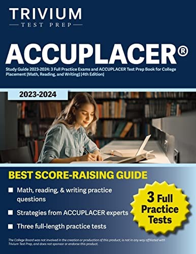 ACCUPLACER Study Guide 2023-2024: 3 F…, Simon, Elissa