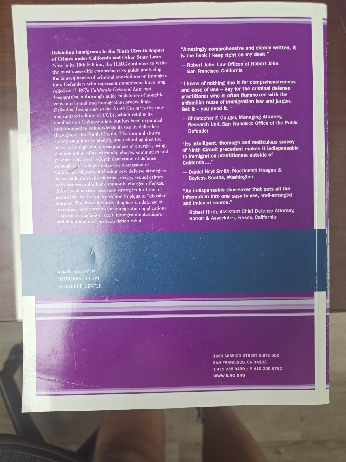 Defending Immigrants In The Ninth Circuit 10th Edition – Volumen 1