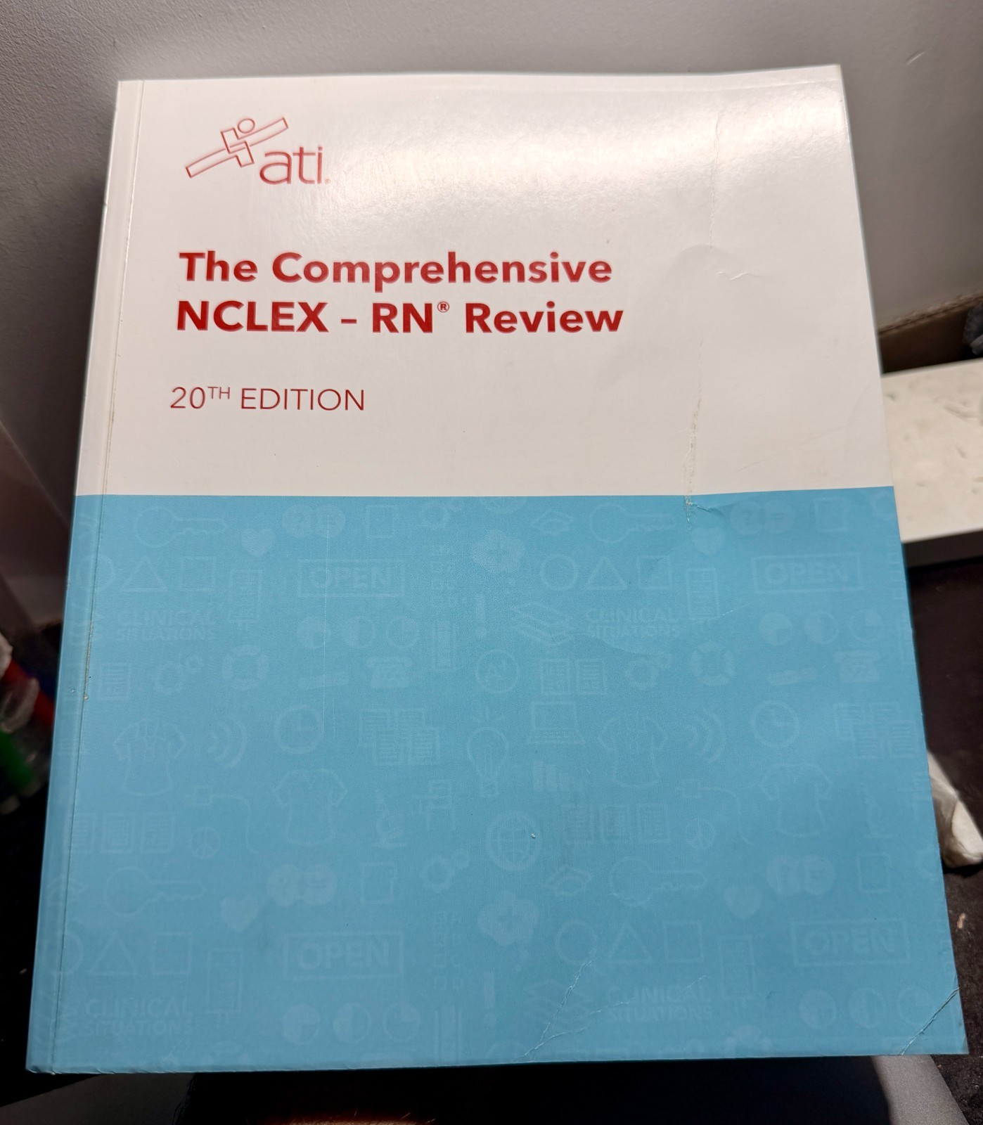 The Comprehensive NCLEX-RN Review 20th Edition- Paperback- Good Condition