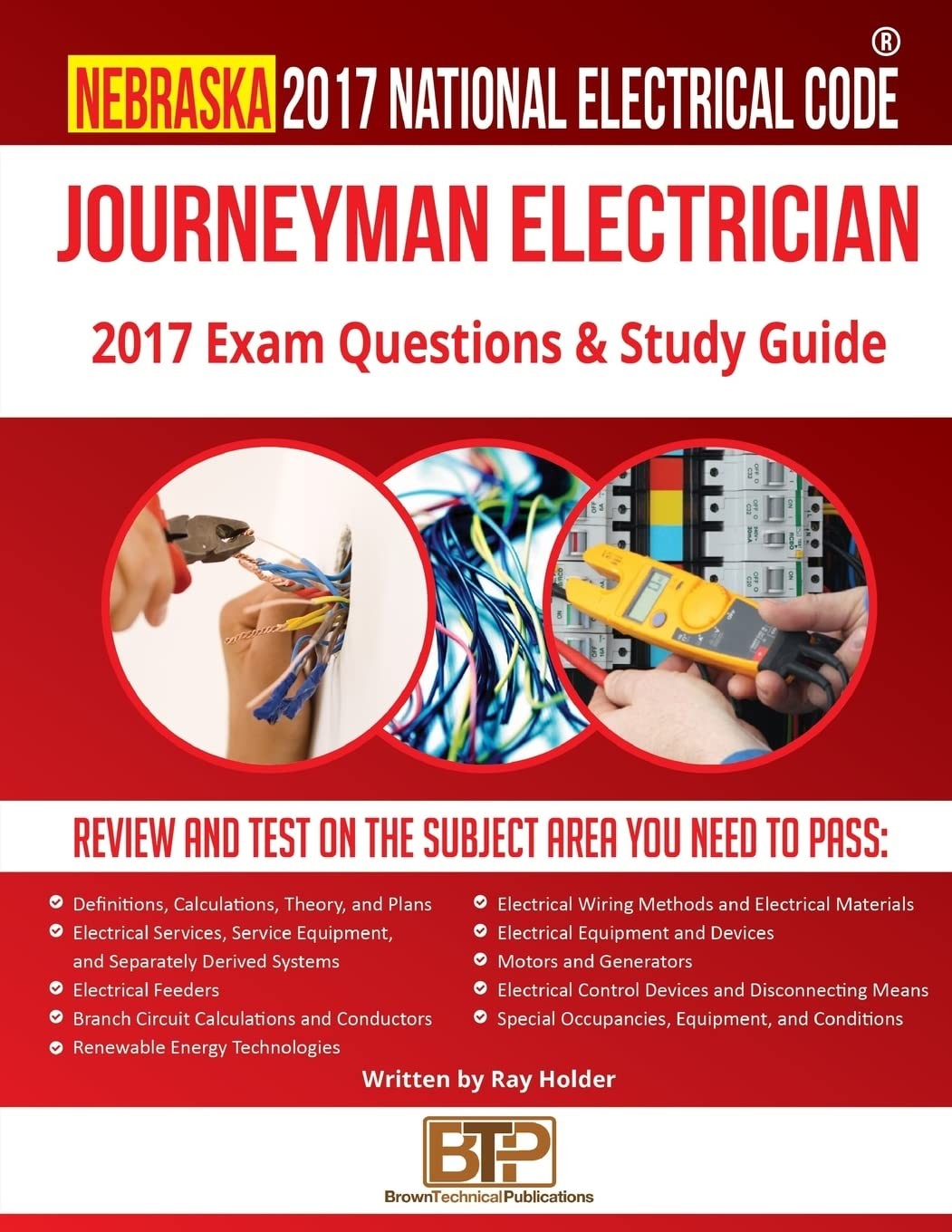 Nebraska 2017 Journeyman Electrician Exam Questions and Study Guide – Holder…