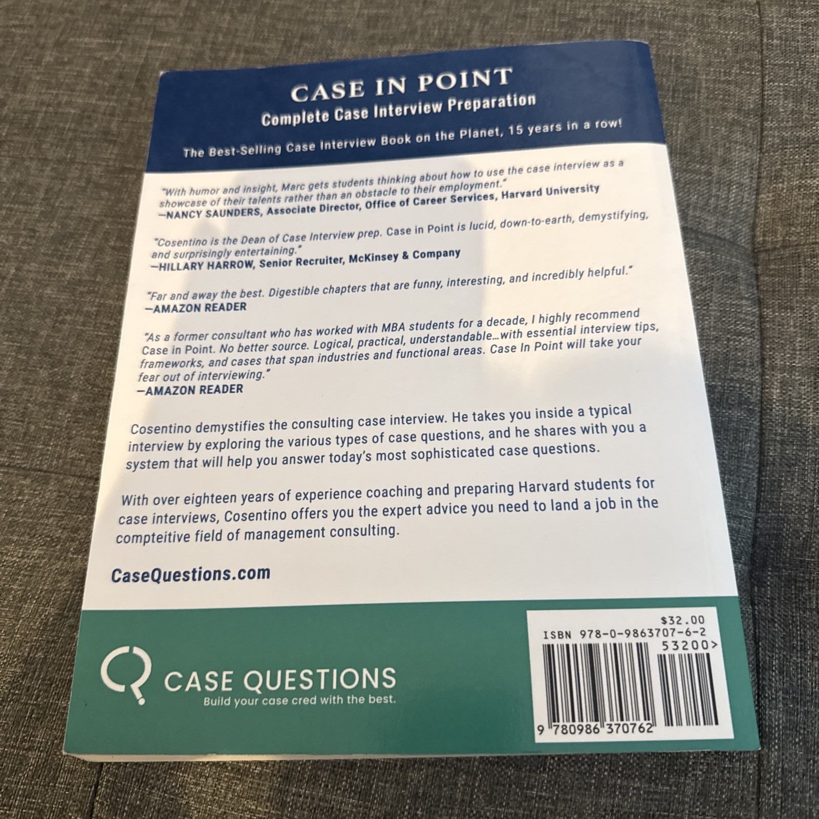 Case in Point 11 : Complete Case Interview Preparation by Marc
