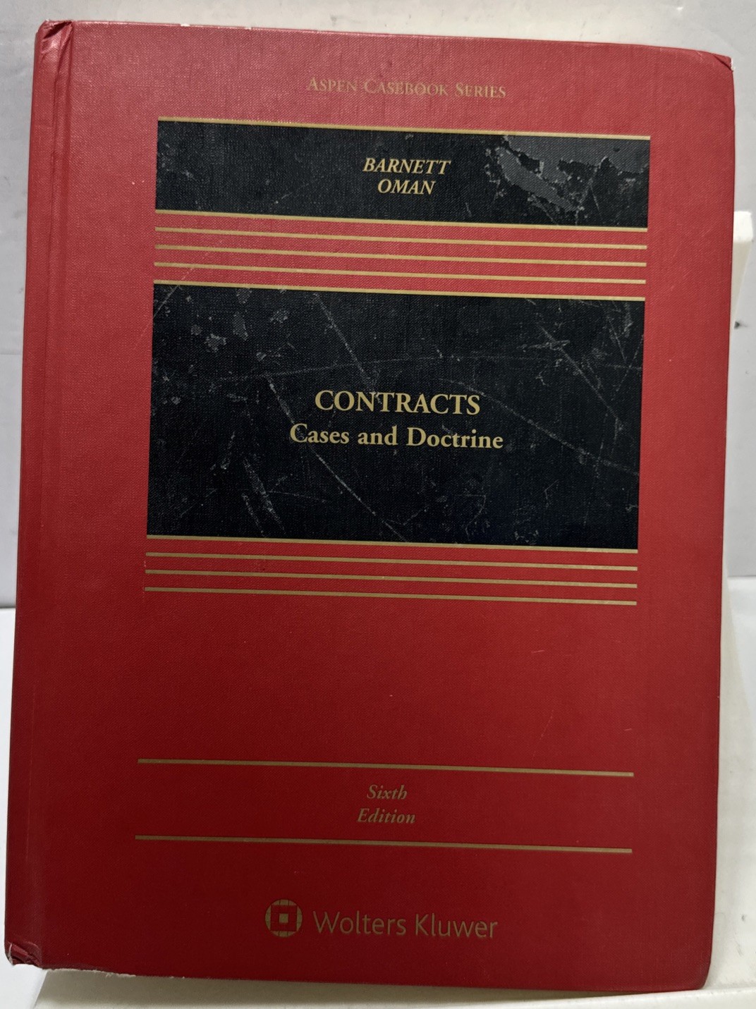 Contracts Cases and Doctrine C – very good