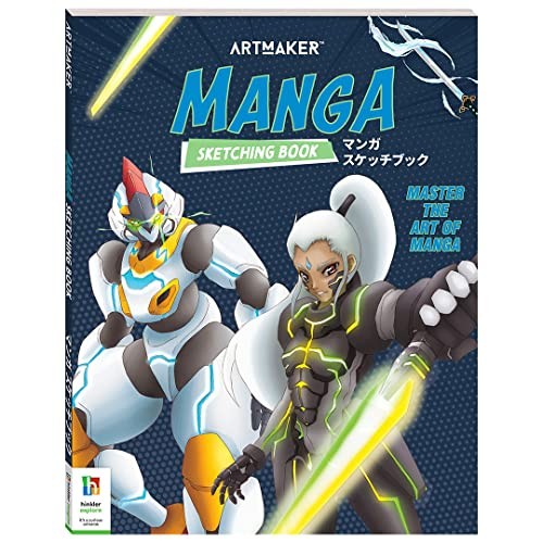 ArtMaker Manga Sketching Book | 64 Pages | Hi… by Hinkler Paperback / softback