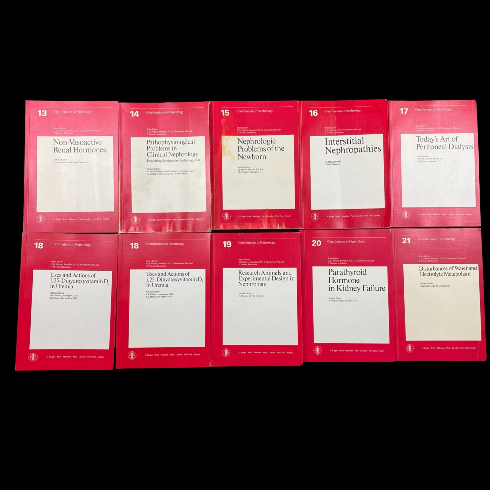 Contributions To Nephrology 5th Nephrological Symposium Hannover 1977 Vol. 13-21