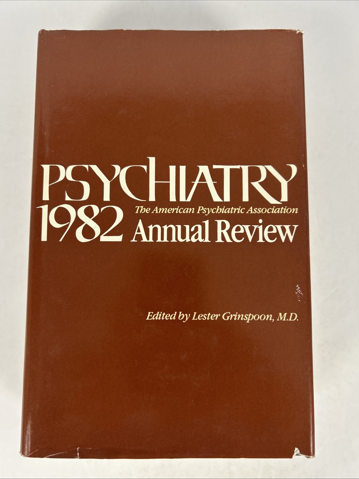 American Psychiatric Association Annual Review Psychiatry (1982, Hardcover)