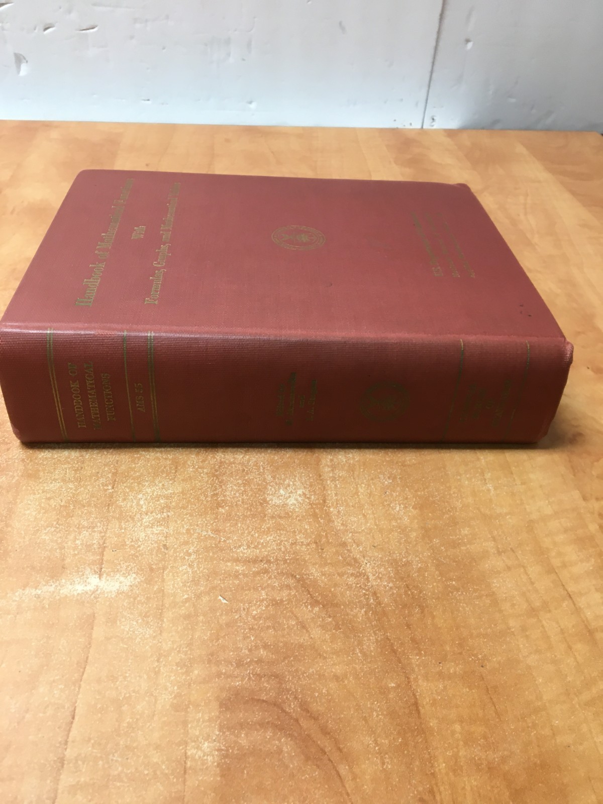 Handbook of Mathematical Functions W/Formulas, Graphs & Mathematical Tables 1966