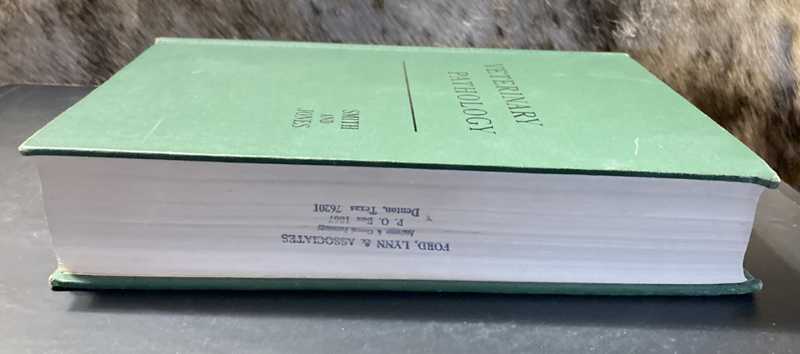 Veterinary Pathology Smith and Jones 3rd Edition 1966 Ex Libris
